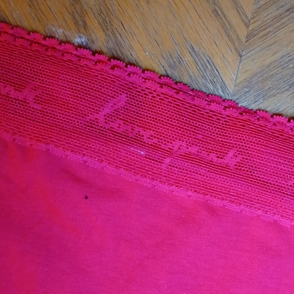 Red Boyshort PINK Panties - Picture 3 of 4